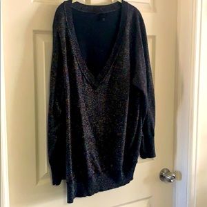 Multi metallic sweater